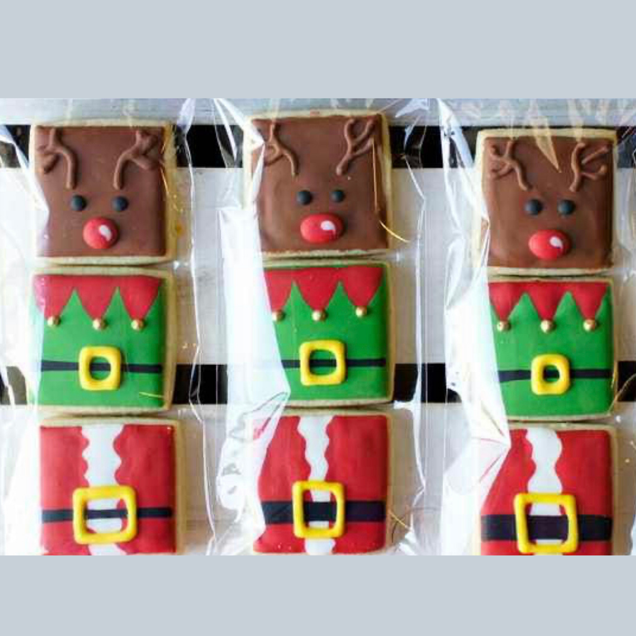 Square Christmas Cookie Set